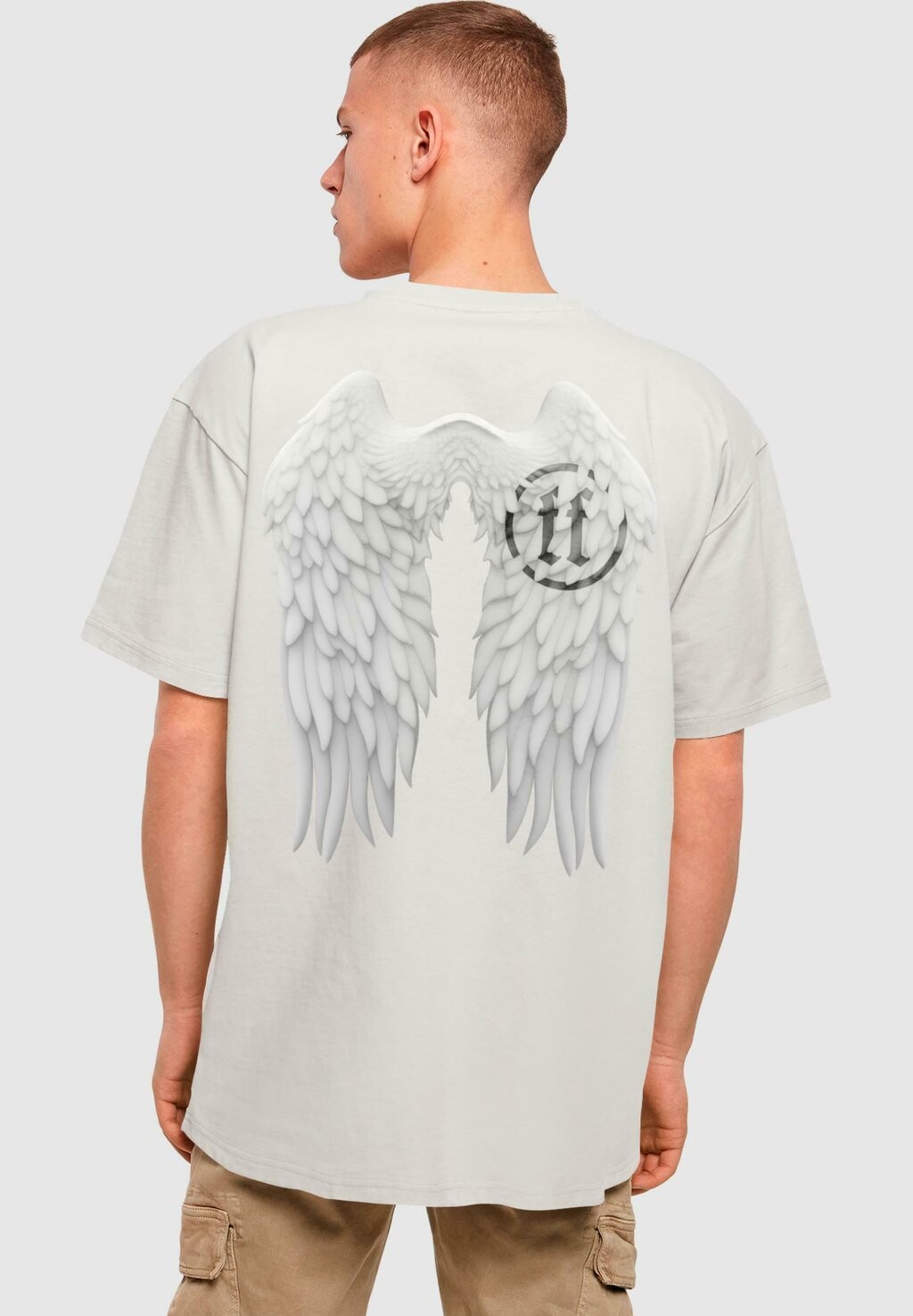 

Футболка с принтом WINGS Forgotten Faces, светло-серый