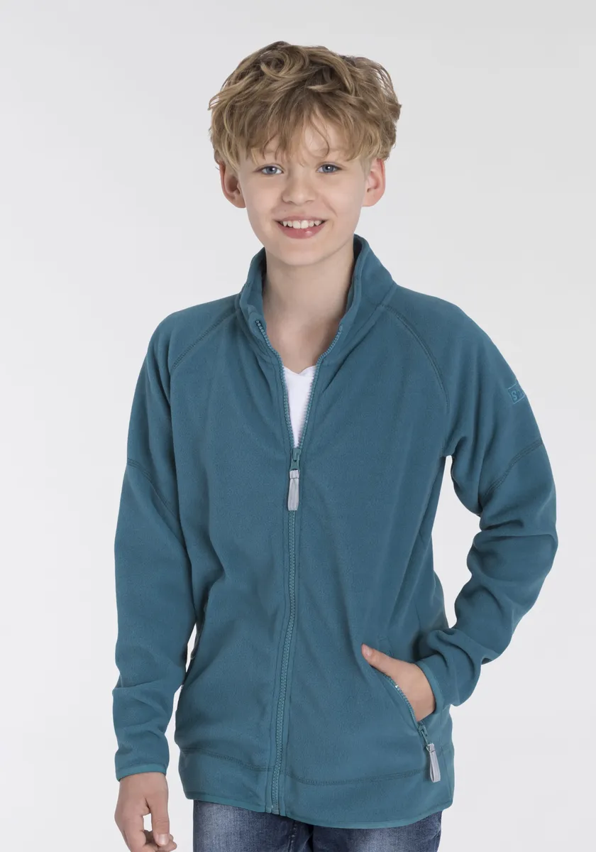 

Флисовая куртка Scout "COSY", без капюшона, из легкого, согревающего микрофлиса, цвет Petrol
