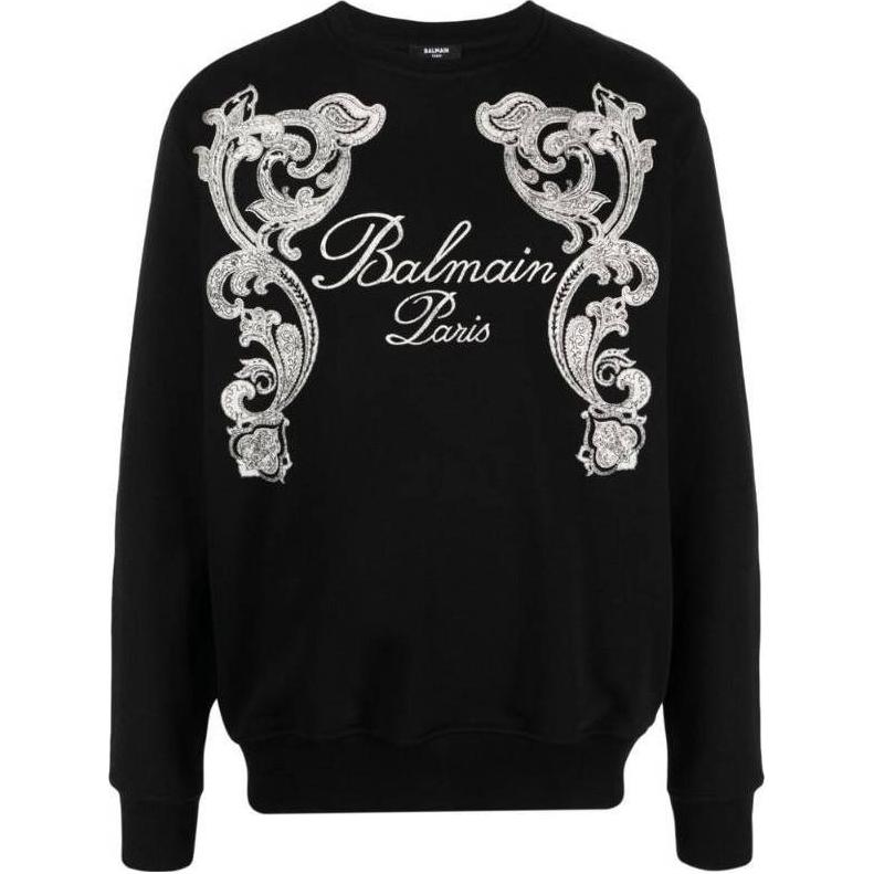 

BALMAIN Толстовка FW23 мужская черная
