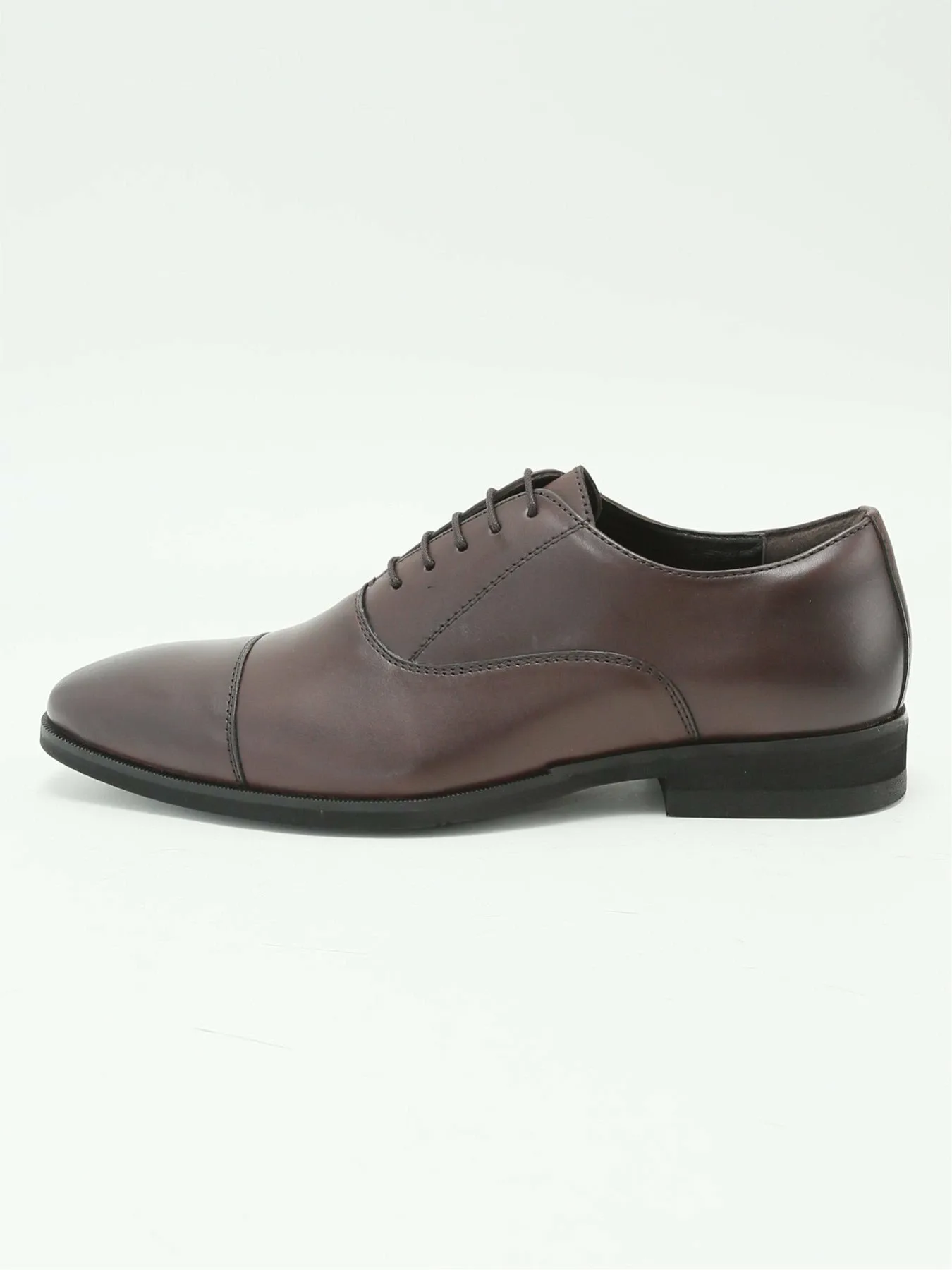 Туфли с прямым носком и внутренним крылом Taka-Q, 35 Dark Brown — фото 2