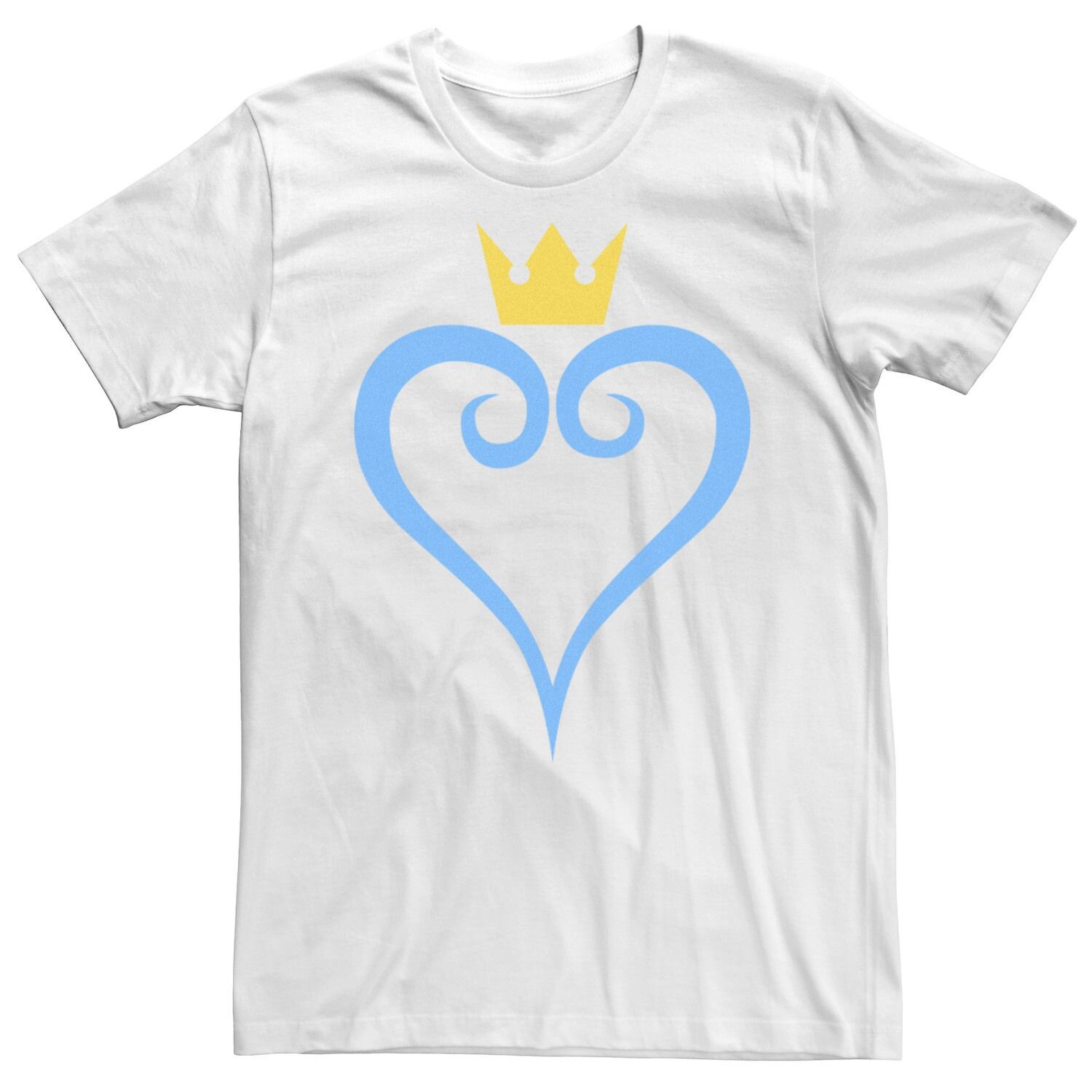 

Мужская футболка с логотипом Kingdom Hearts Heart And Crown Licensed Character