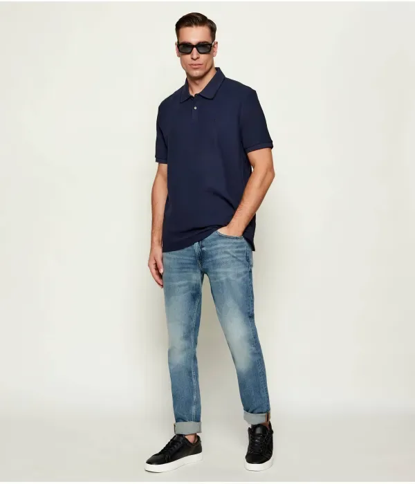 Полюс regular fit Calvin Klein, темно-синий — фото 2