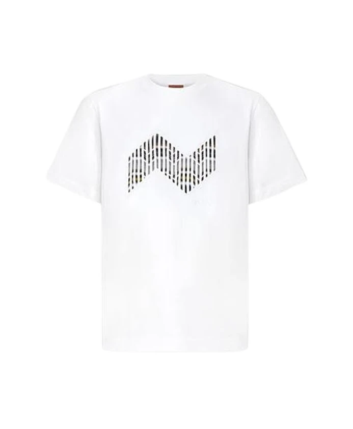 

Футболка из хлопкового трикотажа Missoni, белый