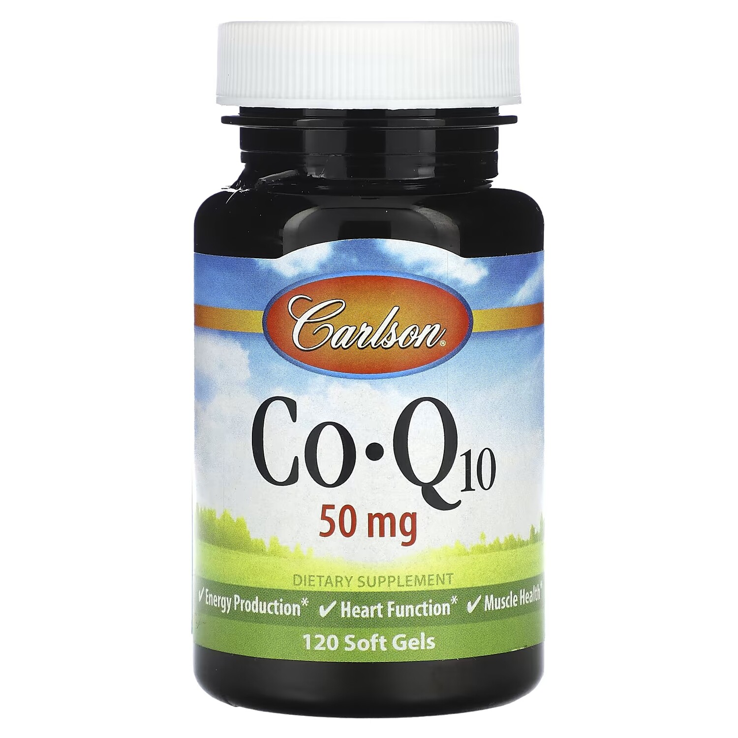 

Добавка CoQ10 Carlson без сахара, 120 мягких таблеток