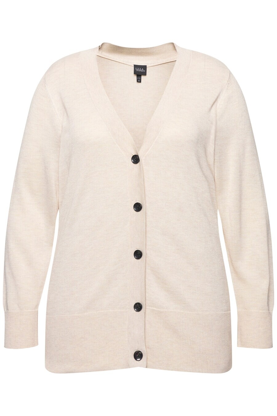 

Вязаный кардиган Ulla Popken Knit Cardigan, экрю