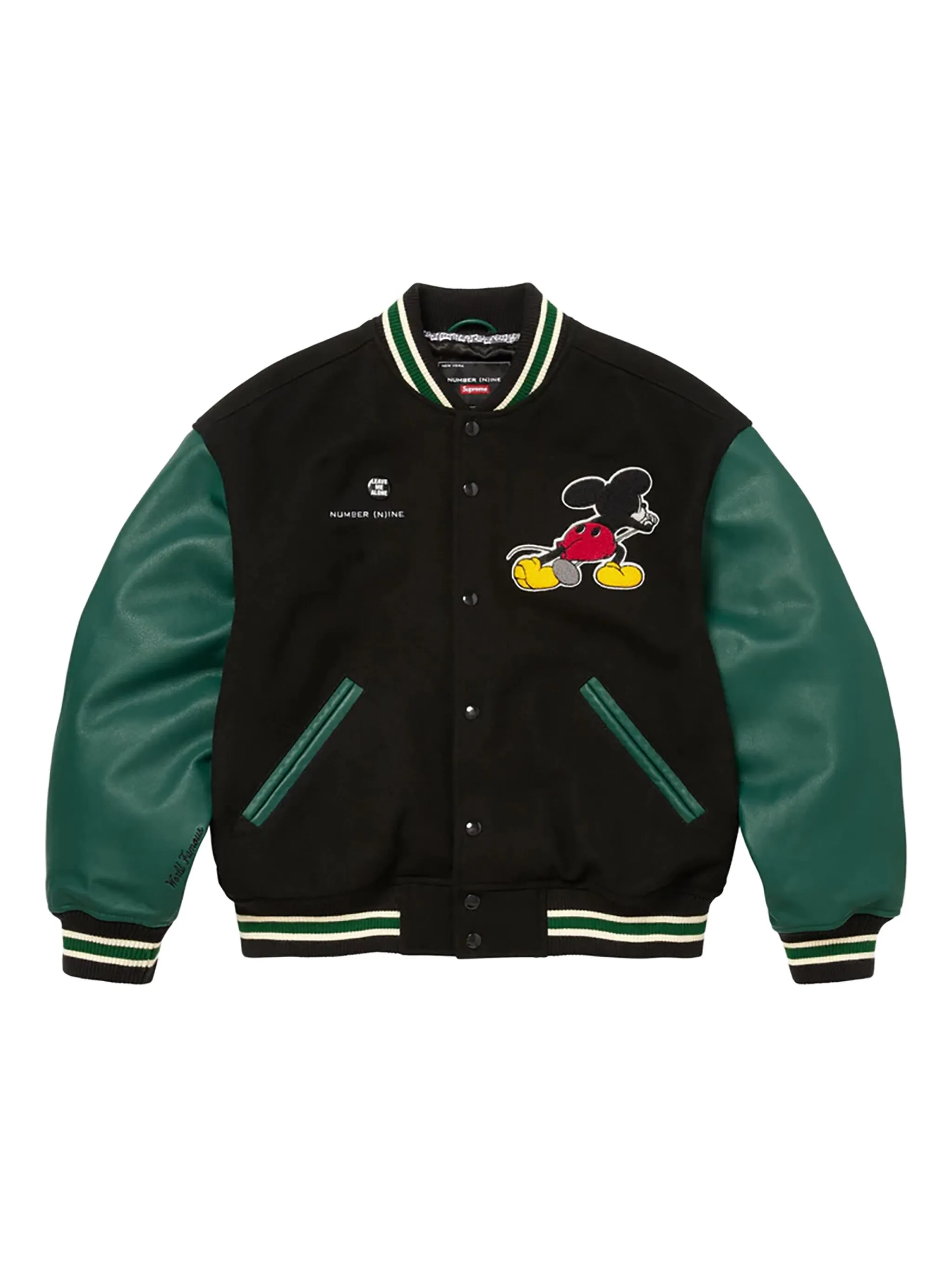 Бомбер Mickey Supreme, черный