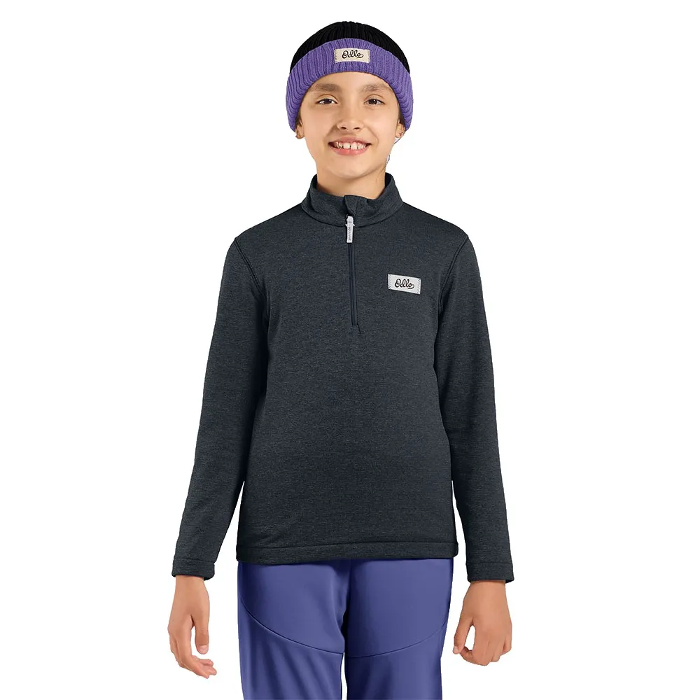 

Флис Odlo Grid half zip, серый