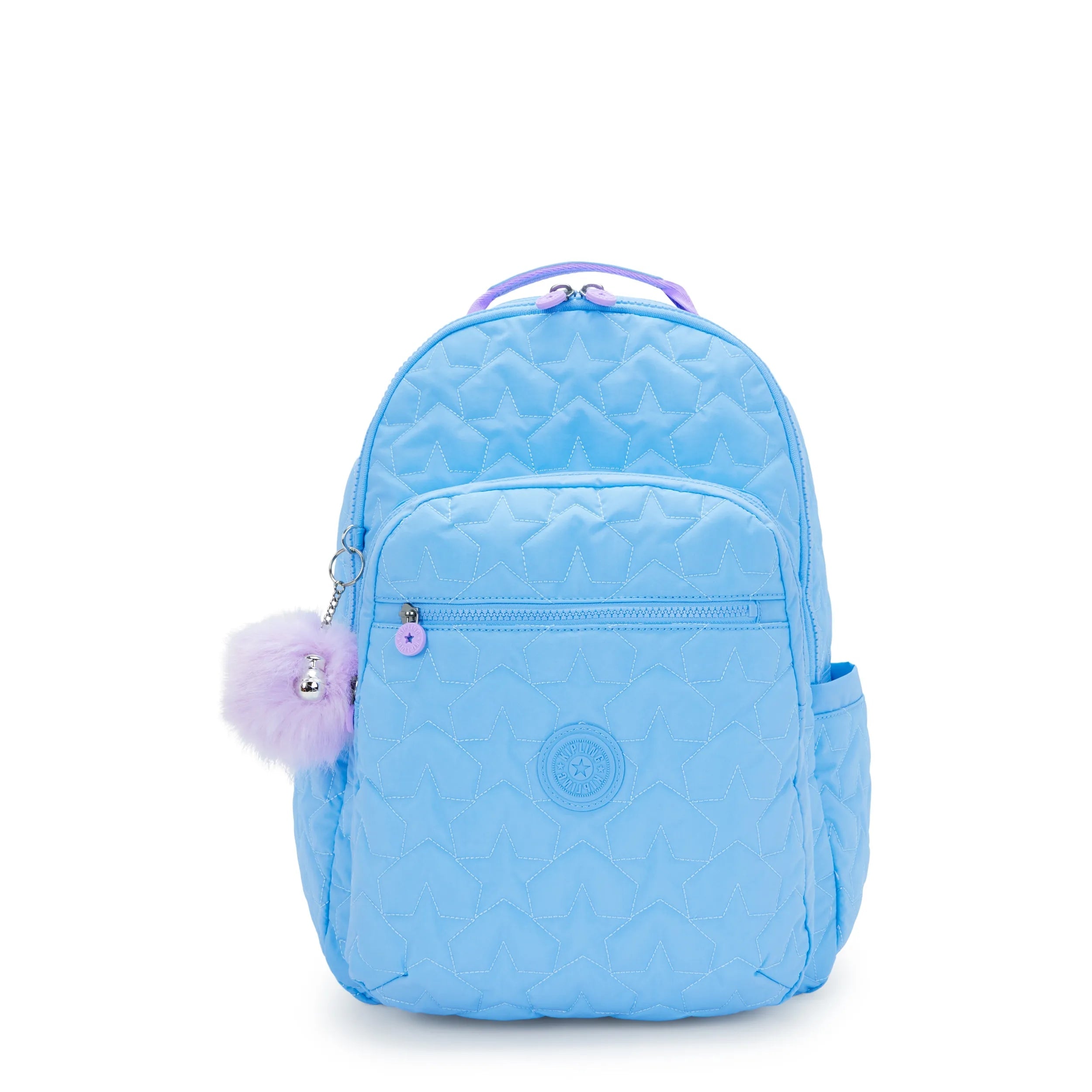 

Рюкзак для ноутбука Kipling Seoul Large 15 дюймов, puff pop pool blue