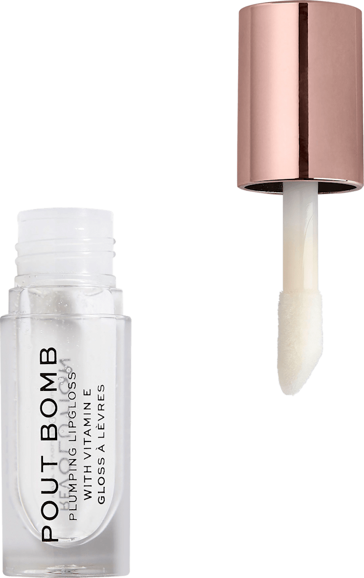 

Блеск для губ REVOLUTION Lipgloss Pout Bomb Plumping Glaze Clear, 4,6 ml