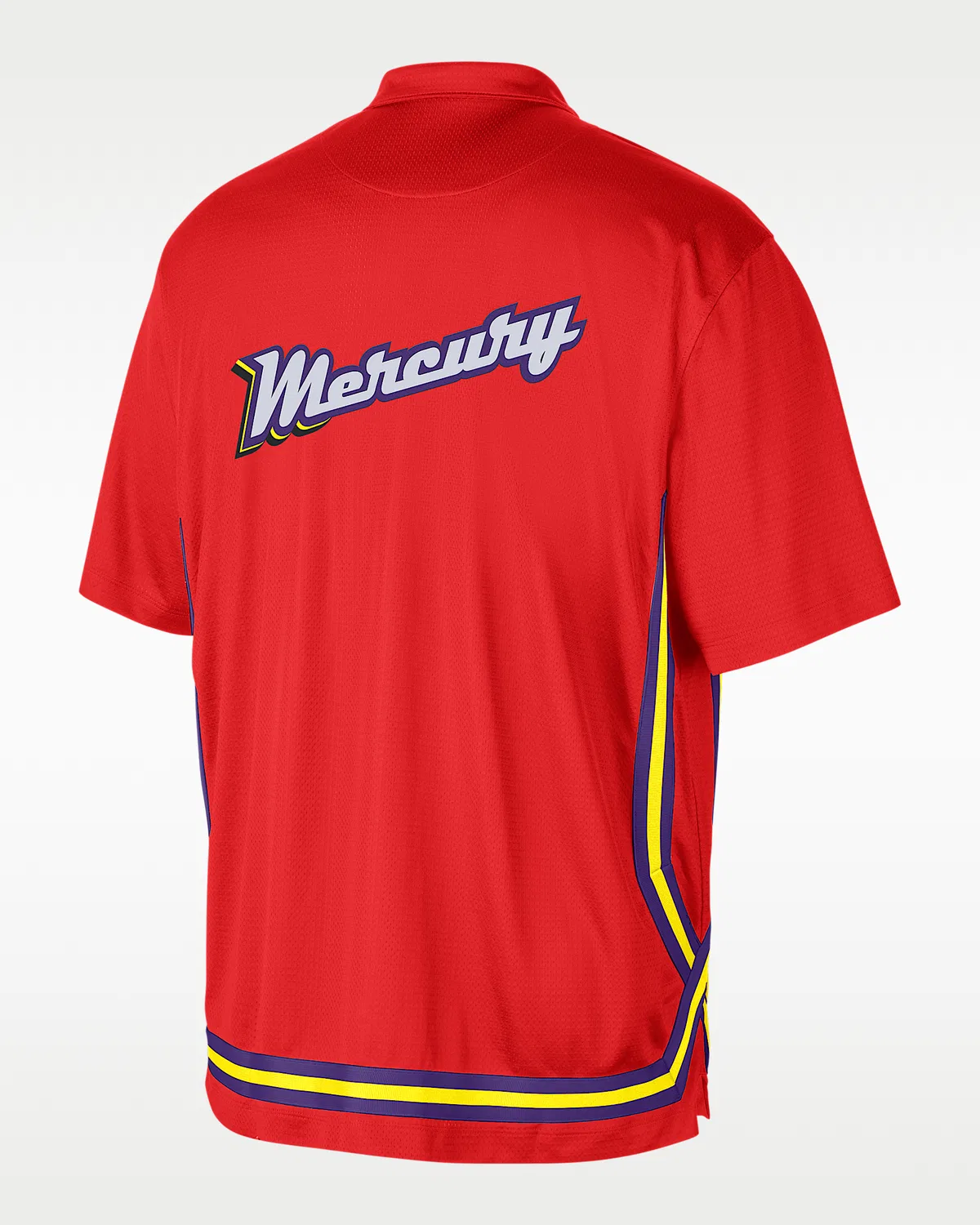 Nike Dri-FIT WNBA Футболка Phoenix Mercury Court Origins, Chile Red/White — фото 2