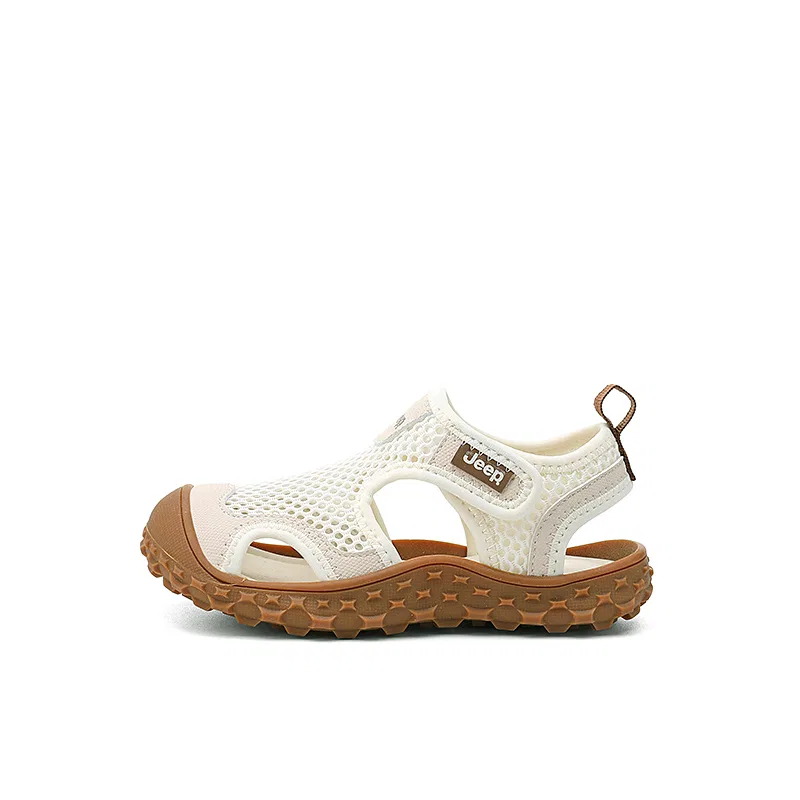 Детские сандалии slip resistant anti kick Jeep, Snowball White