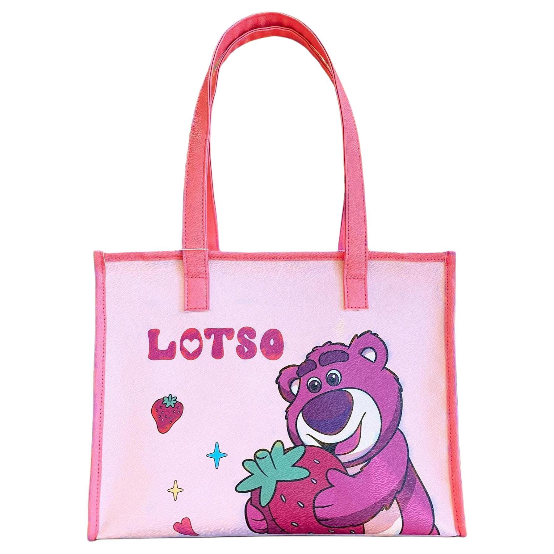 

Disney Плечевая сумка унисекс розовая, Lotso