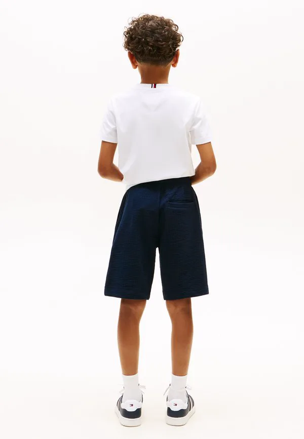 Спортивные шорты из джерси сирсакера Tommy Hilfiger, Dark Night Navy — фото 3