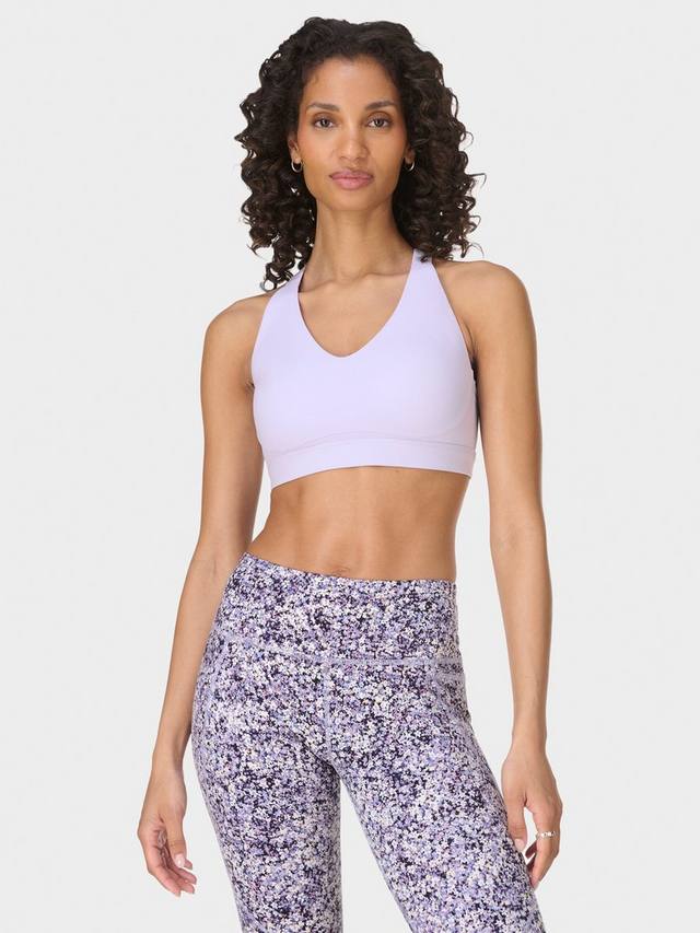 

Спортивный бюстгальтер Power Pulse Sweaty Betty, Purple Heather