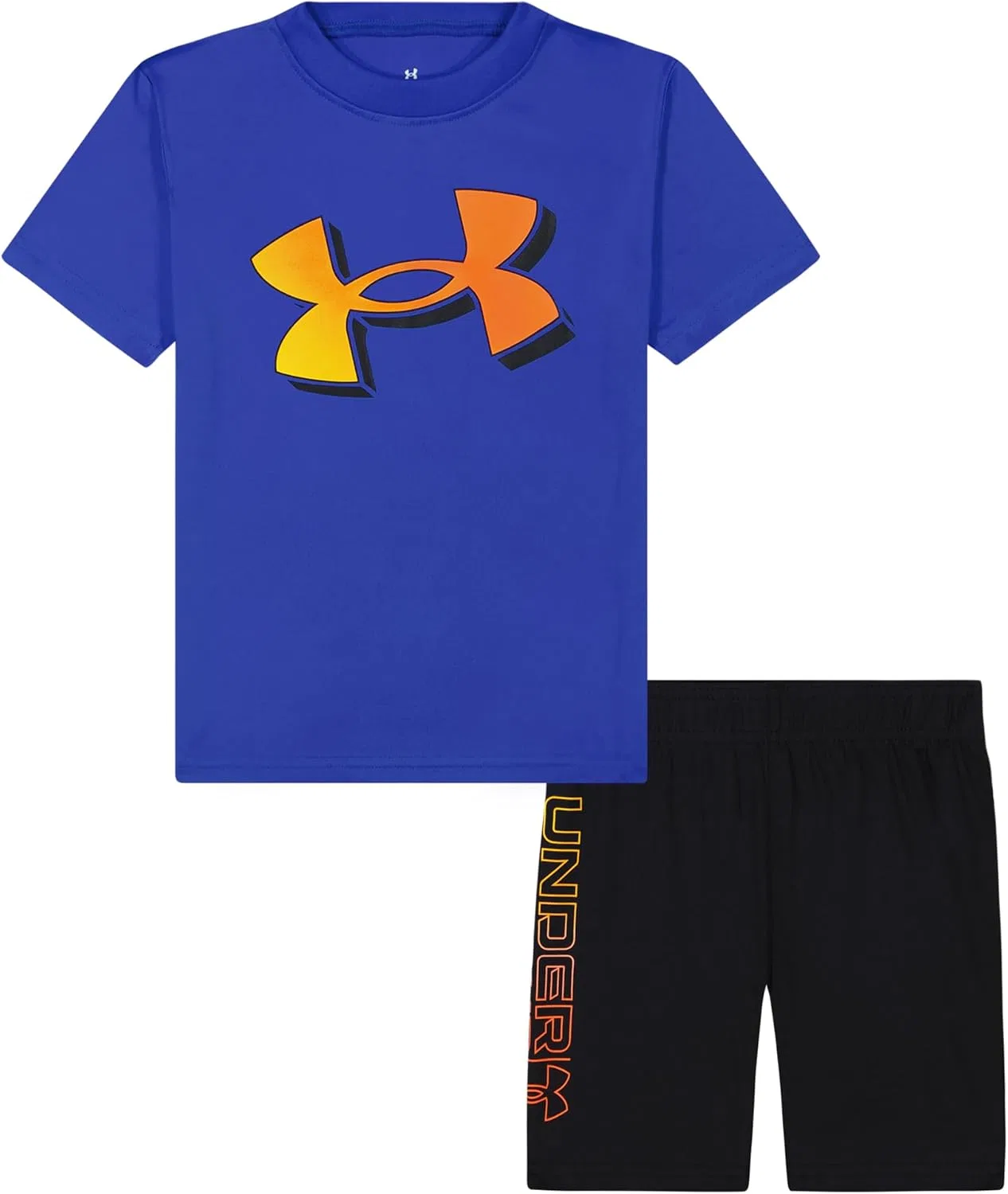 Детский спортивный набор футболка и шорты, Under Armour, Royal Team Gradient