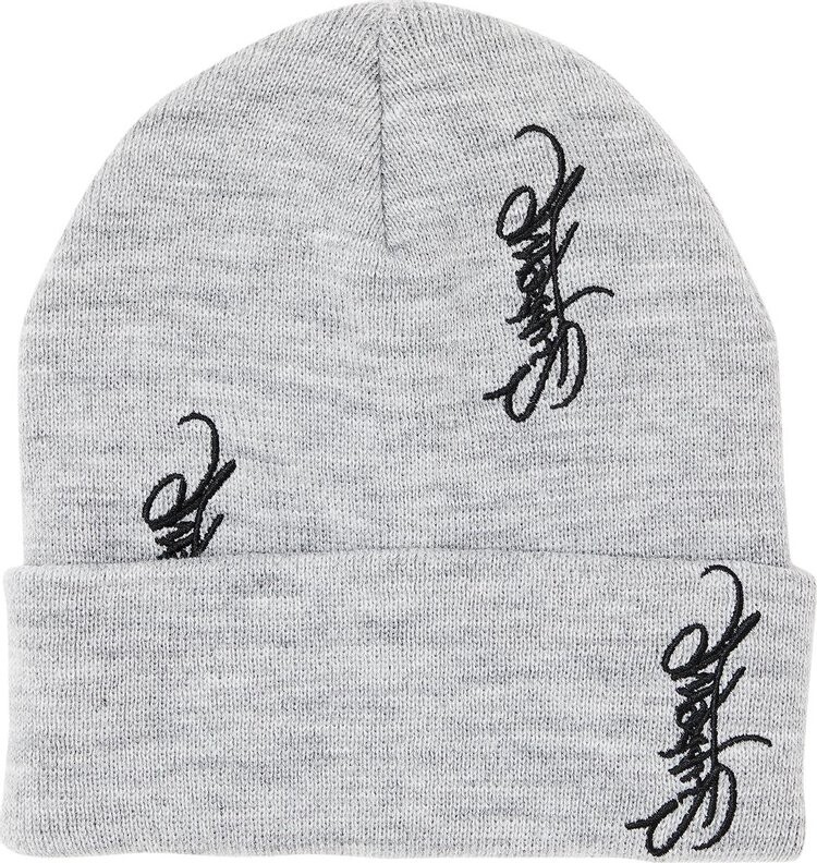 

Шапка Supreme Tag 'Heather Grey', серый