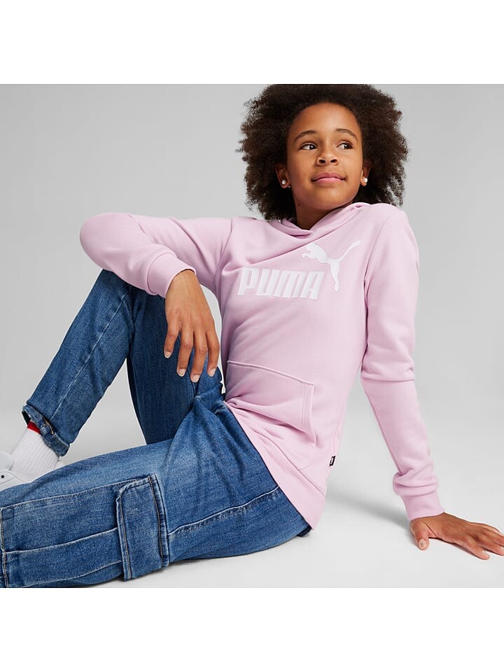 

Пуловер с капюшоном Puma, розовый