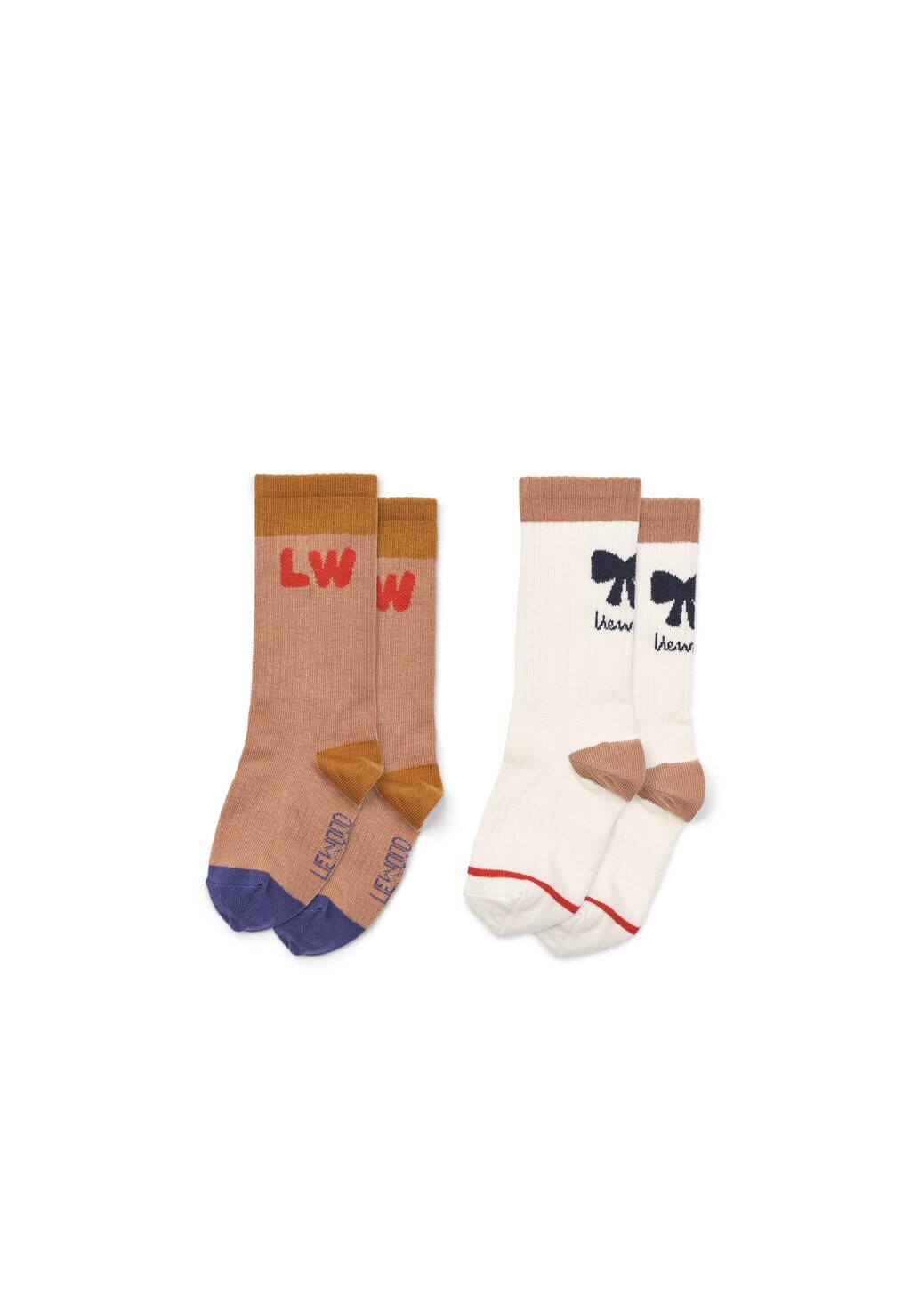 

Носки ANNETTE UNISEX 2 PACK Liewood, светло-розовый