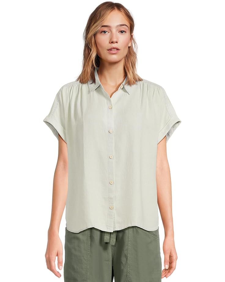 

Рубашка Faherty Breeze Shirt, цвет Icy Blue Wash