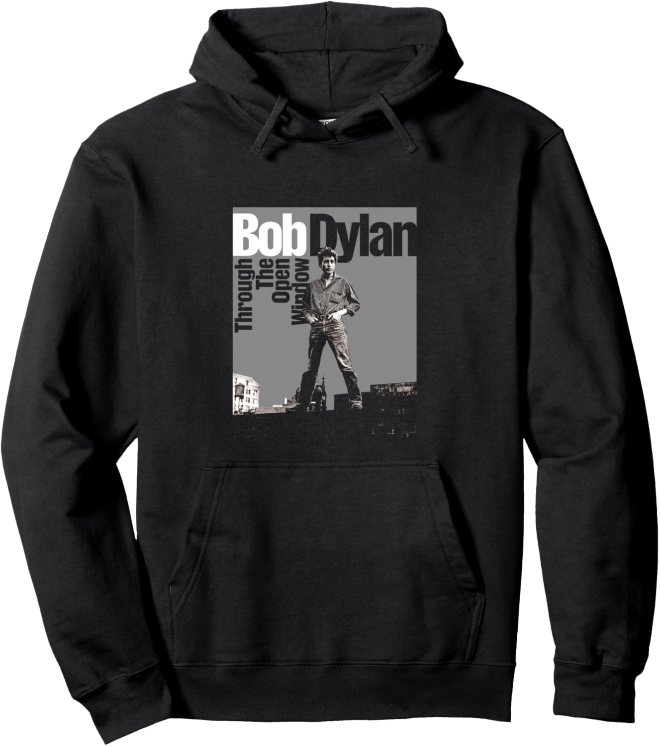 

Официальная толстовка Bob Dylan Limited Edition Open Window Hoodie, черный