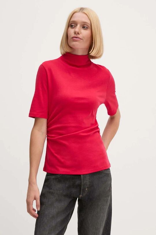 

Хлопковая блузка United Colors of Benetton, розовый
