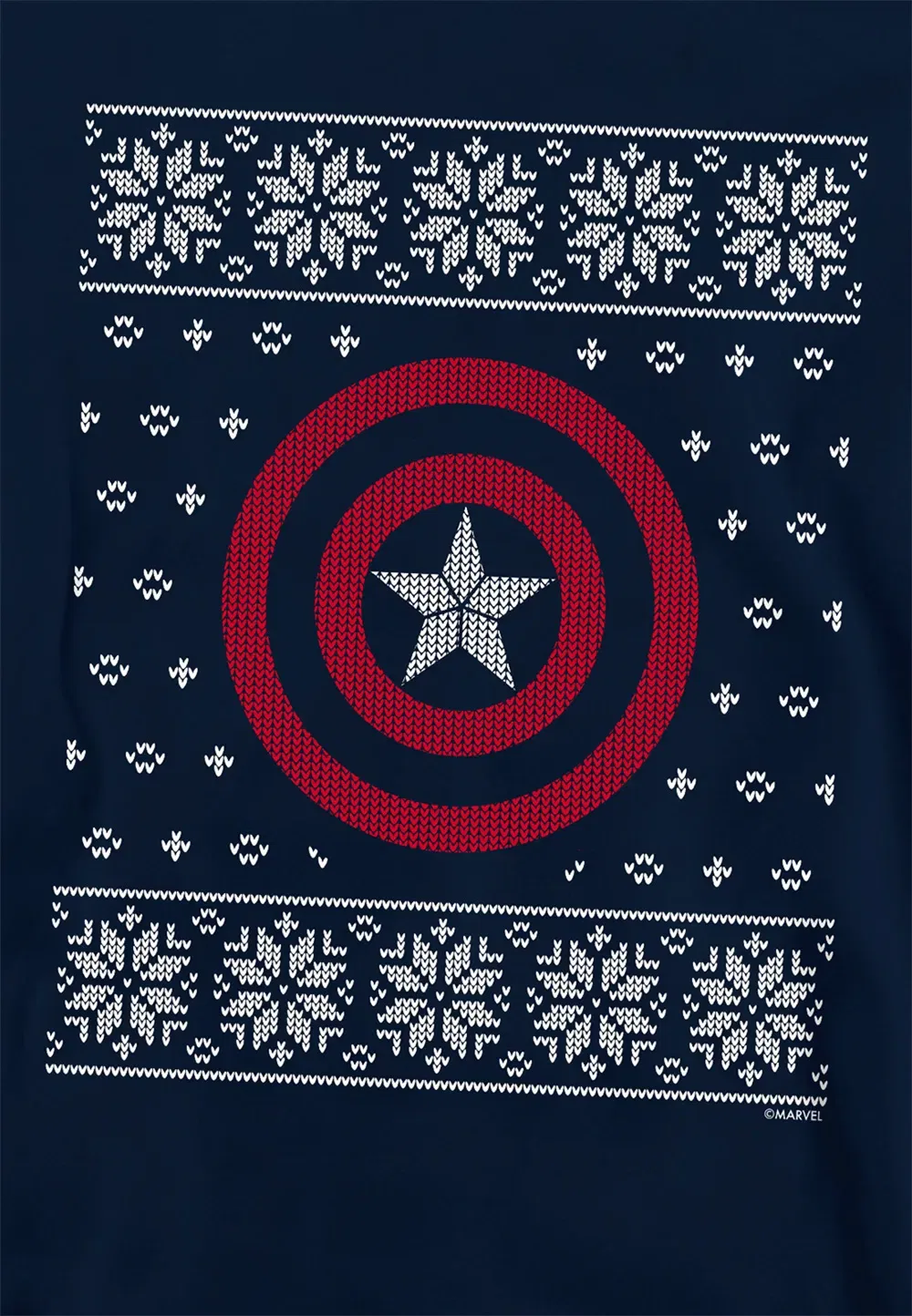 Детский худи Marvel Captain America, темно-синий, темно-синий — фото 2