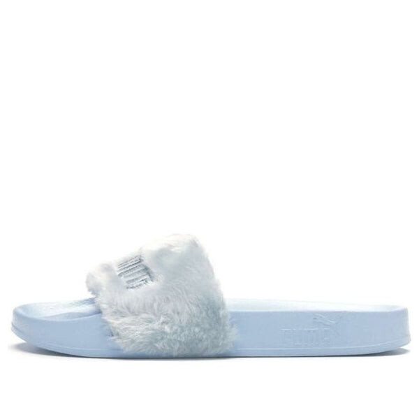 Тапочки fenty x fur slide 'cool blue' Puma, синий