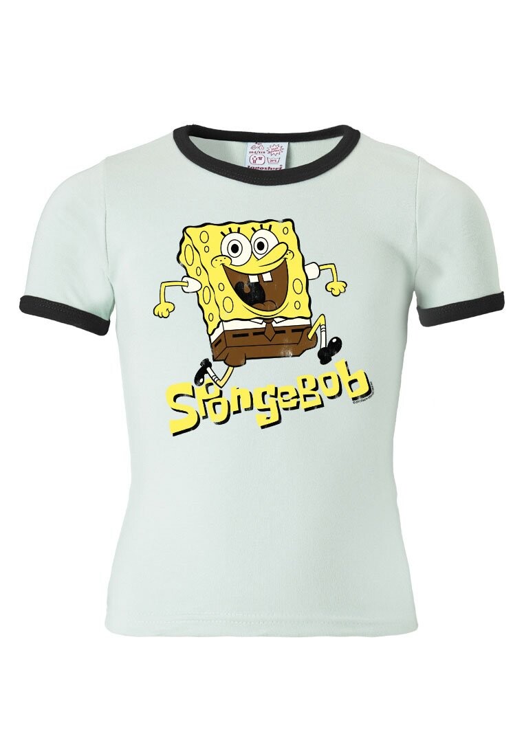 

Футболка с принтом SPONGEBOB JUMPING LOGOSHIRT, светло-голубой