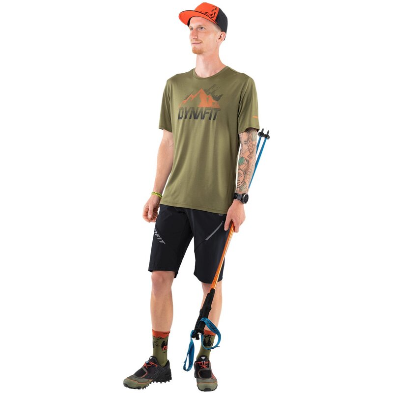 

Шорты трансальпер гибридные Dynafit, мультиколор