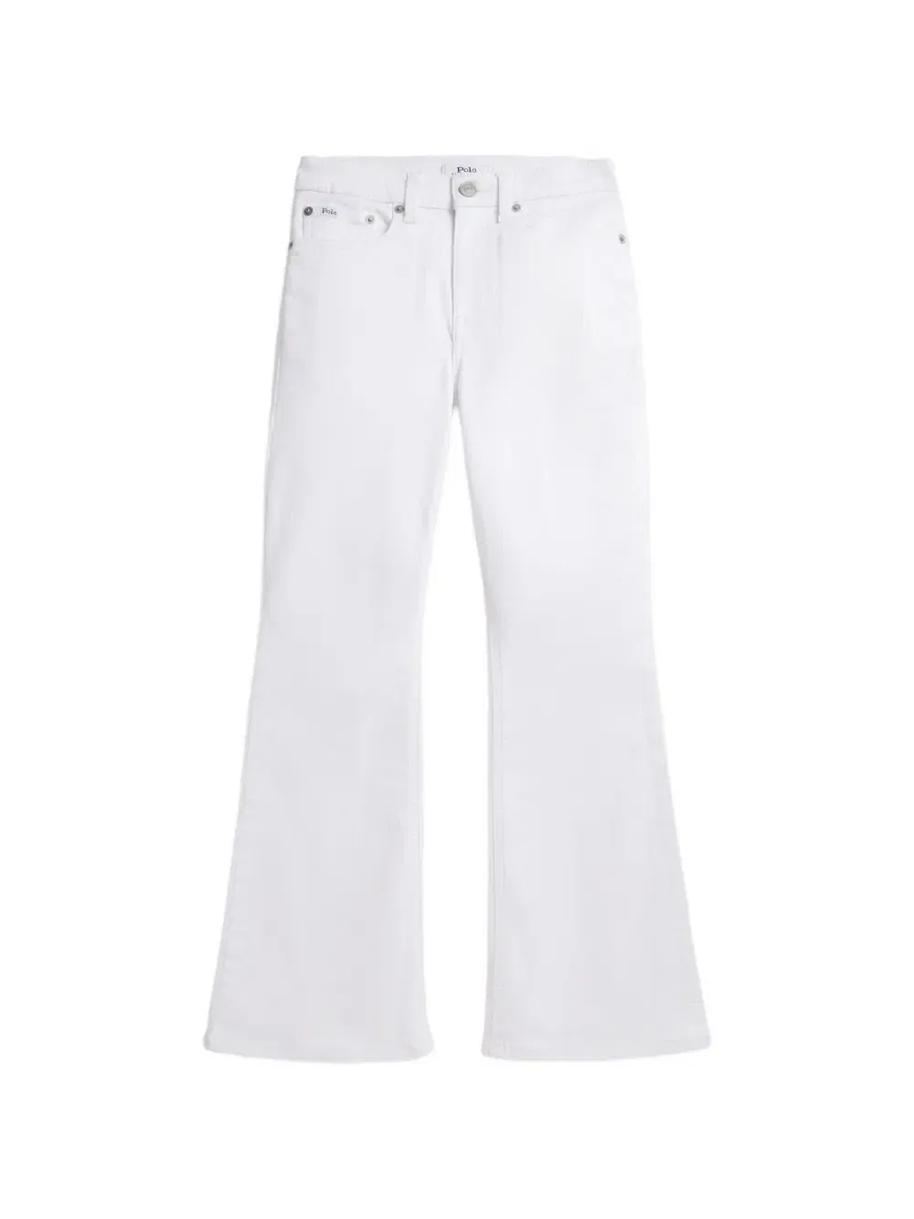 Джинсы расклешенные Polo Ralph Lauren Kids, белый
