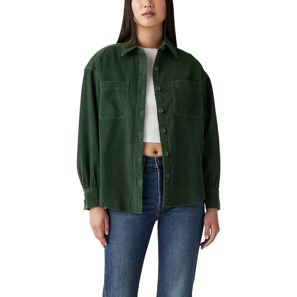 

Женская вельветовая рубашка Levi's Orion, цвет Python Green Gd