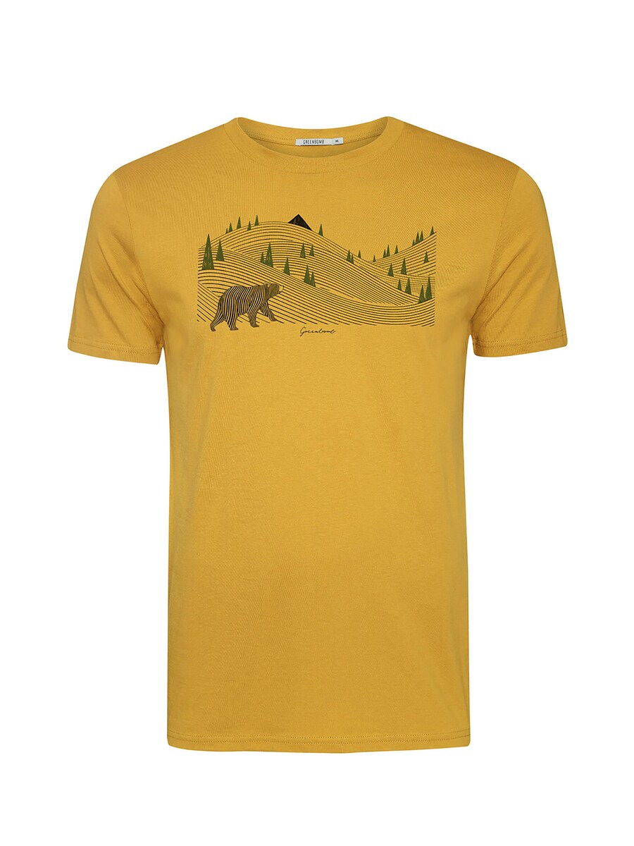 

Рубашка GREENBOMB Animal Bearland, цвет Saffron