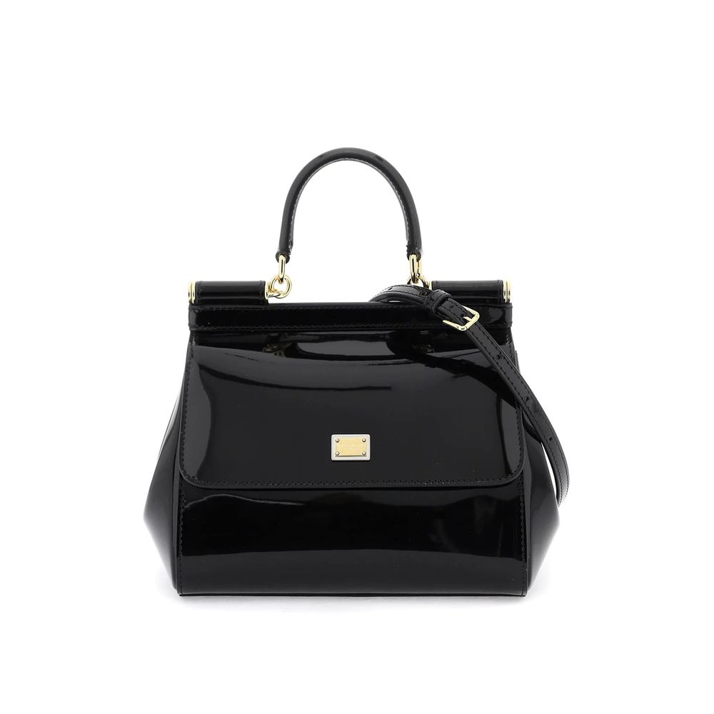 

Сумка Sicily Elegance из лакированной кожи Dolce & Gabbana, черный