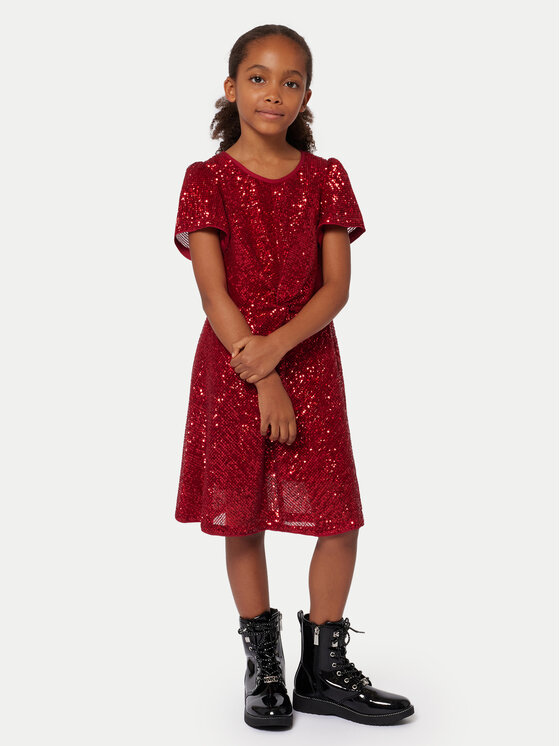

Элегантное платье обычного кроя R30168 M Michael Kors Kids, красный
