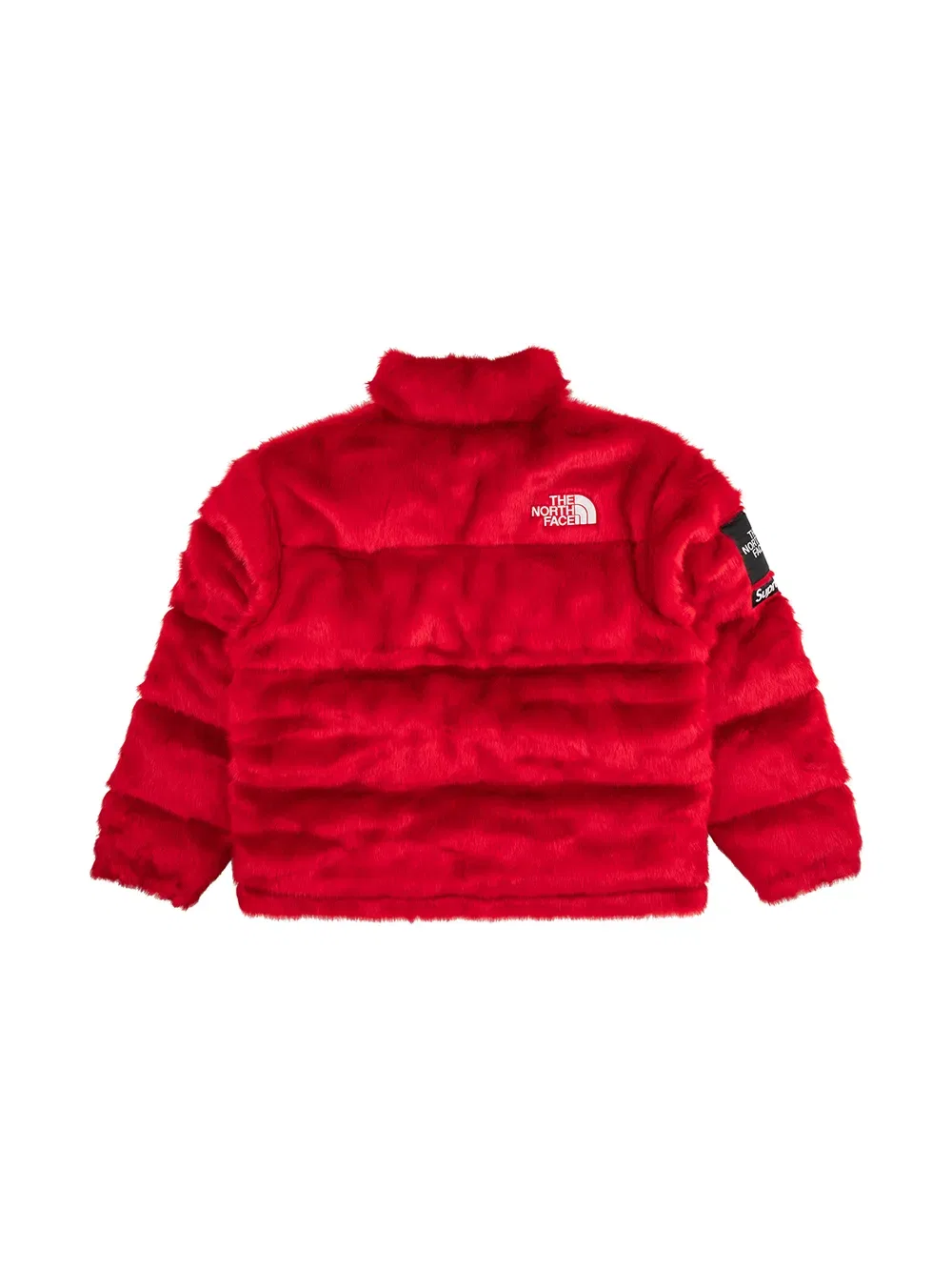 Куртка TNF из искусственного меха Nuptse Supreme, красный — фото 2