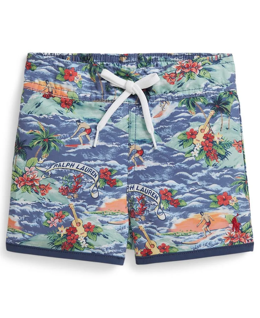 Детские плавки для мальчиков с тропическим принтом Polo Ralph Lauren, Polo Surf Scenic Print