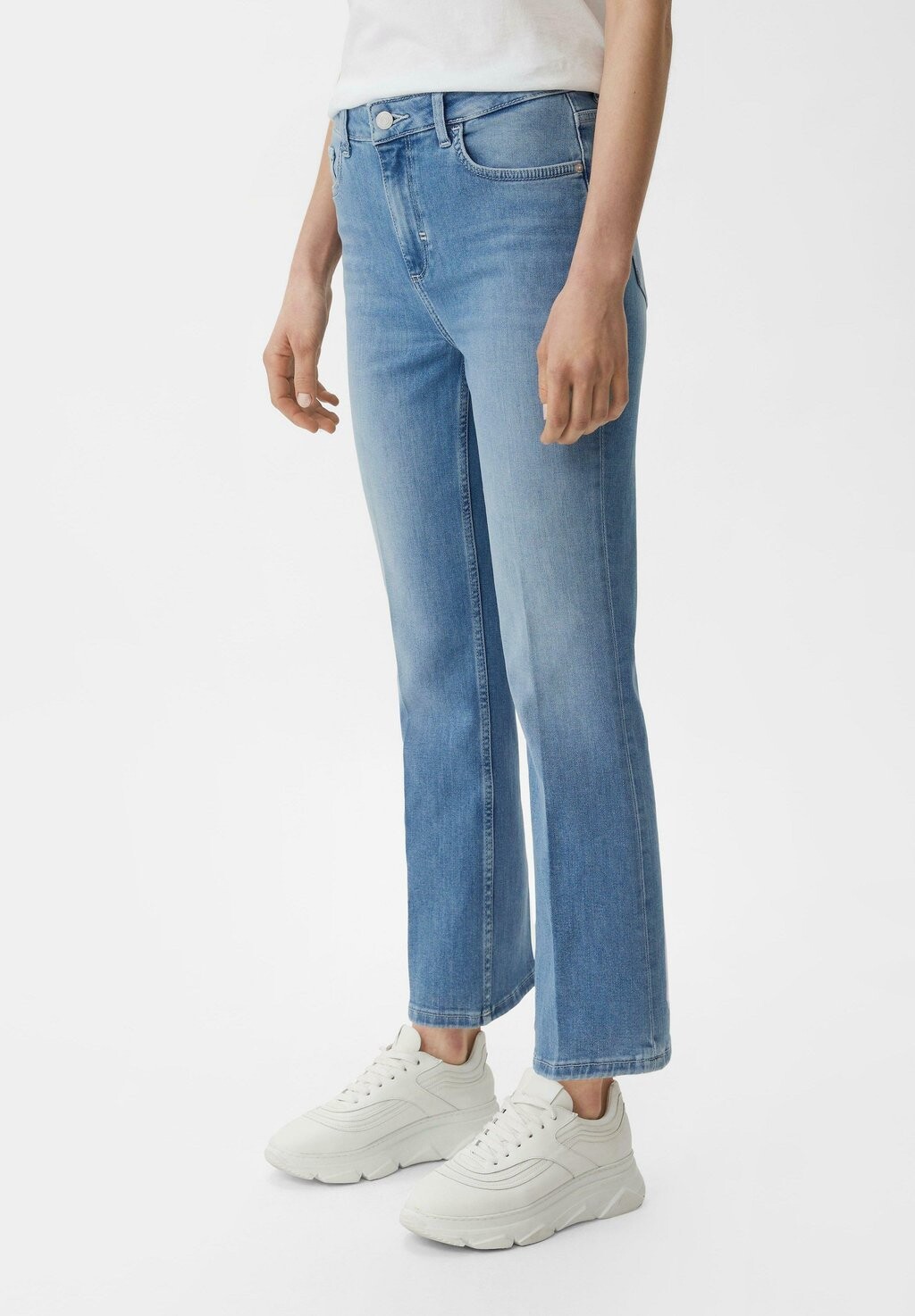 

Джинсы приталенного кроя comma casual identity, цвет blau