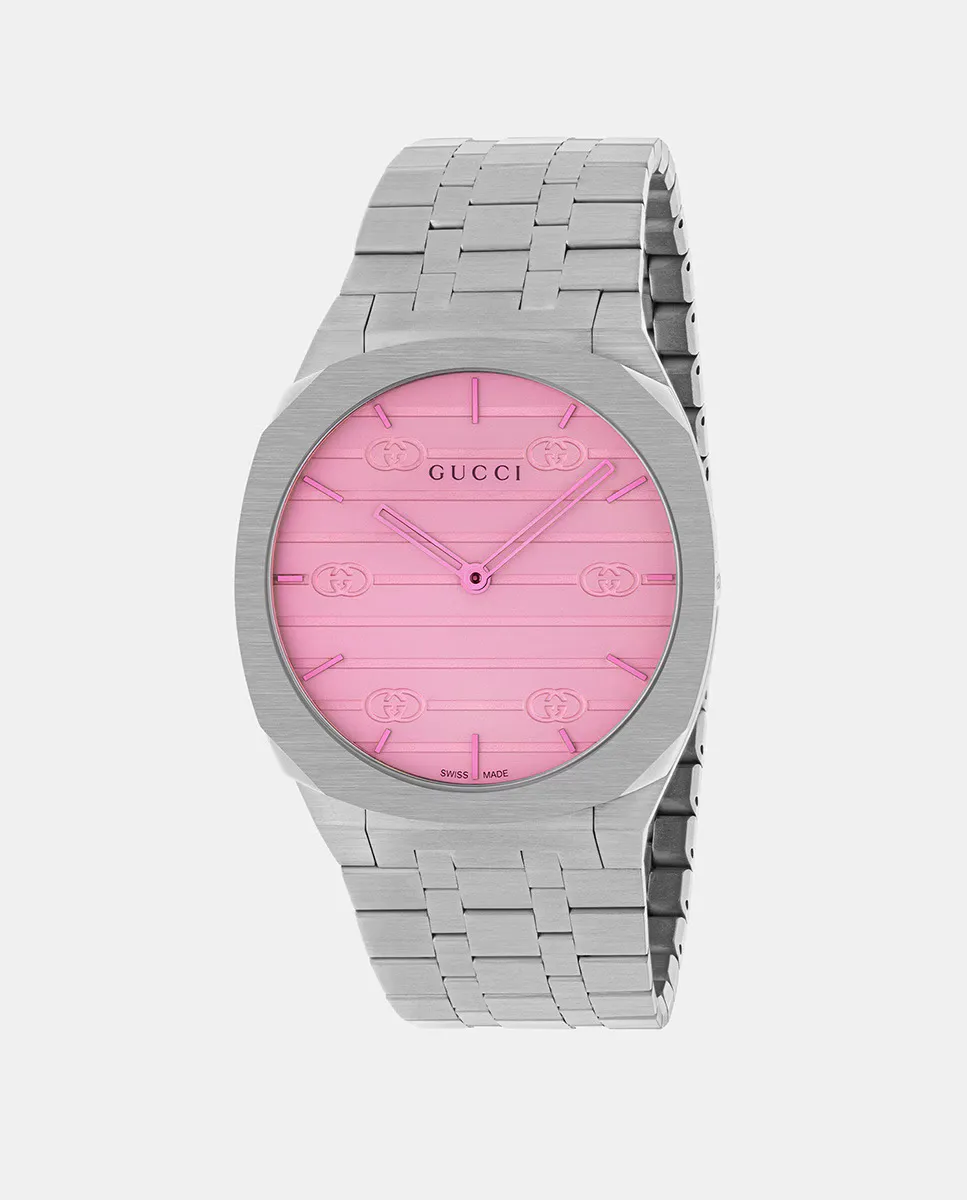

Часы мужские 25Н Я163410 сталь Gucci, розовый