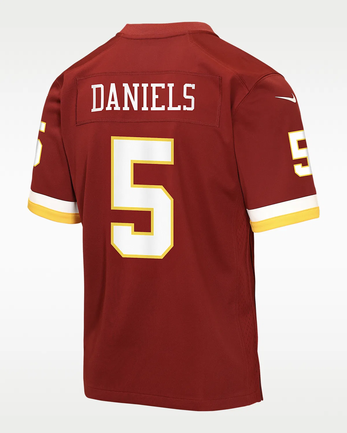 Детская игровая футболка Jayden Daniels Washington Commanders, Burgundy — фото 2
