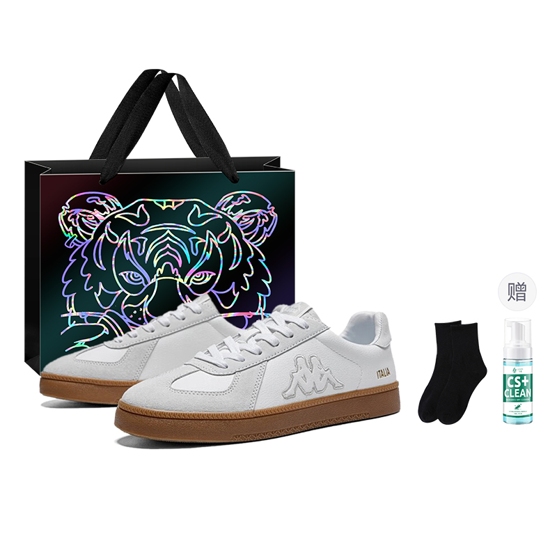 

Kappa Износостойкие и легкие низкие кроссовки для скейтбординга Unisex White