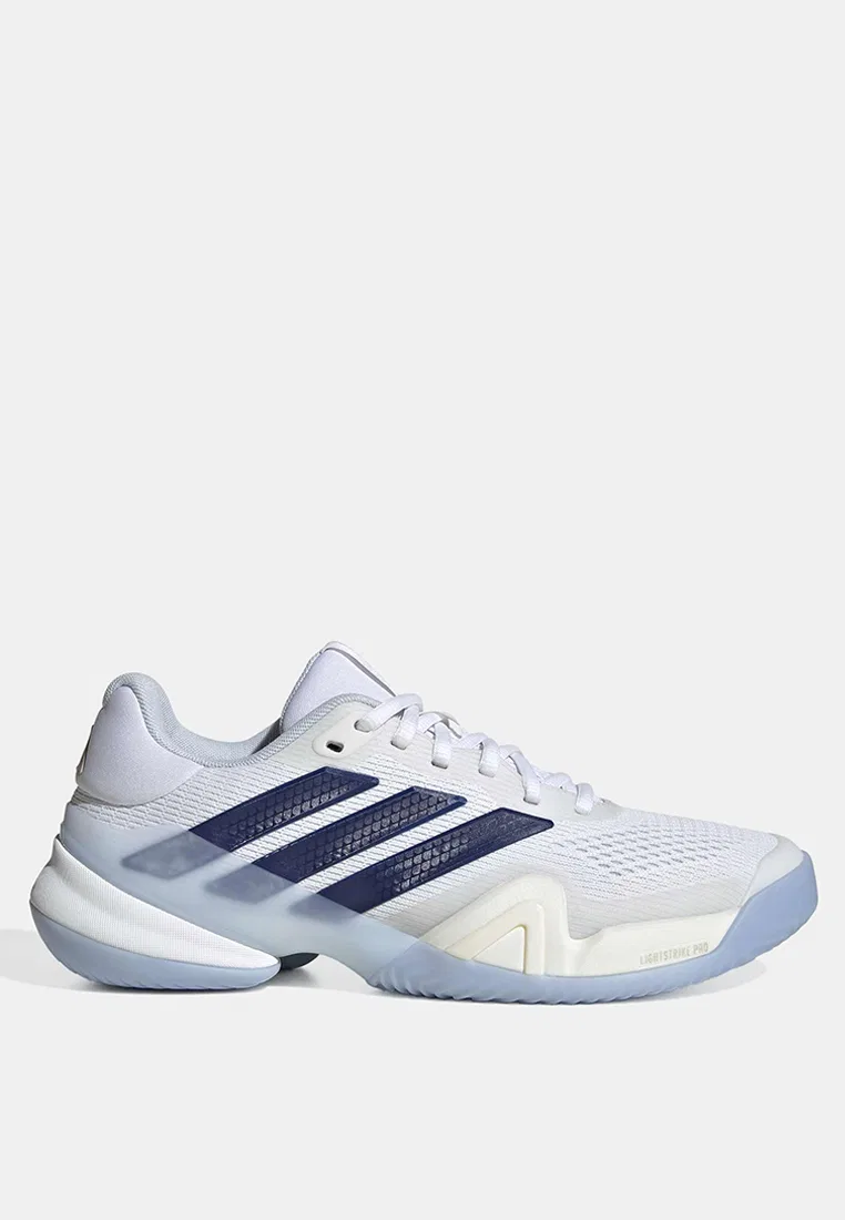 Кроссовки теннисные, Barricade 14, Adidas, белый/темно-синий