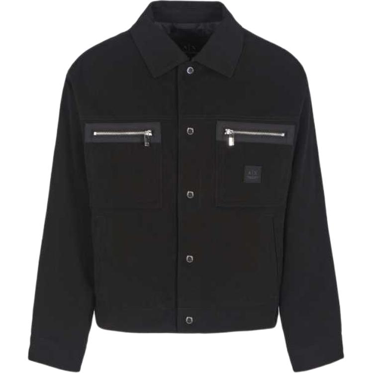 

ARMANI EXCHANGE Хлопковая куртка, Black