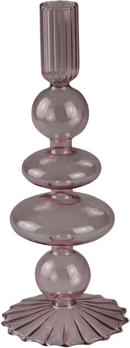

Подсвечник AM Design "подсвечник из стекла", (набор, 2 шт.), высота ок. 22 см, цвет rose