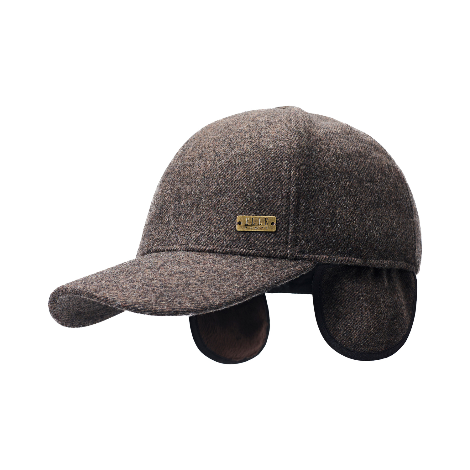 

Бейсболка из овечьей шерсти для мужчин ELLE, mocha