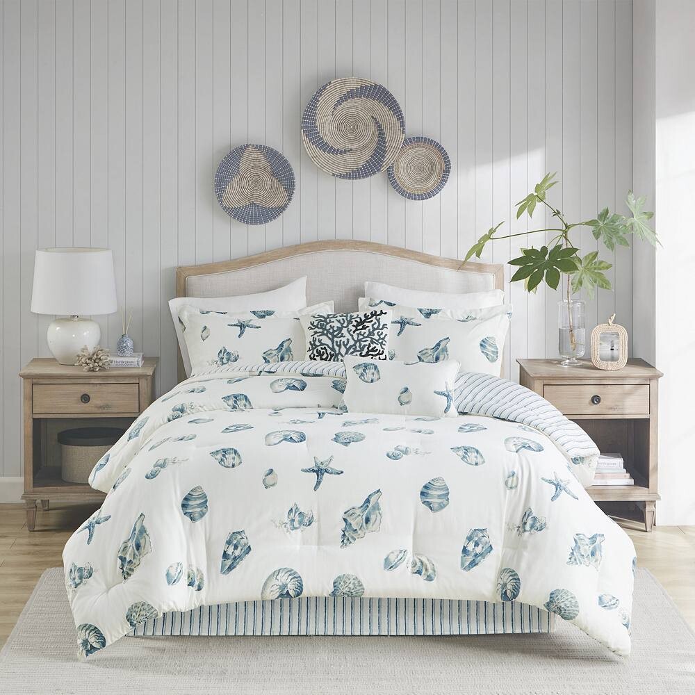 

Комплект одеяла Harbour House Beach House с покрывалом и юбкой Harbor House, синий