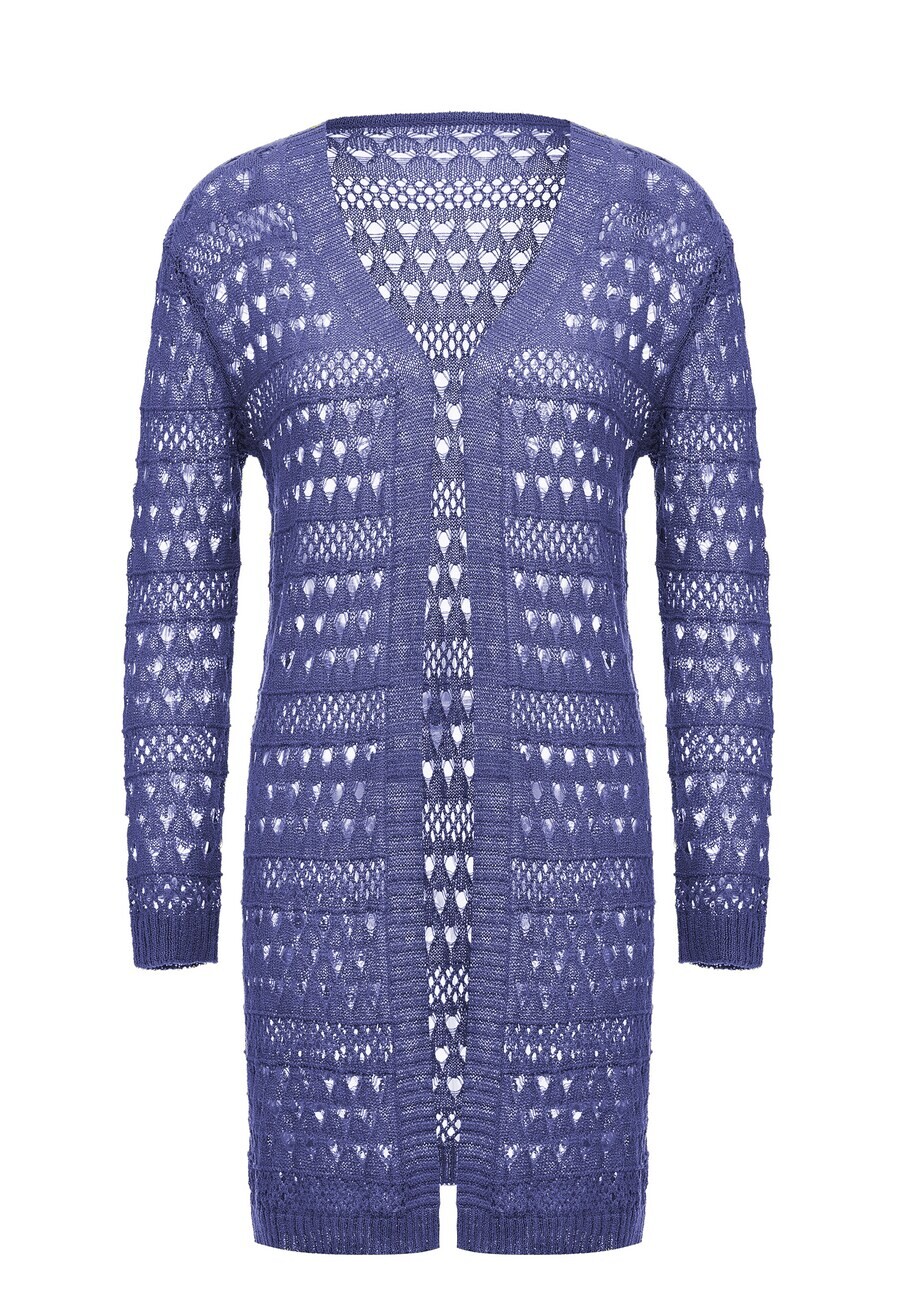 

Вязаный кардиган ebeeza Knit Cardigan, пыльно-голубой