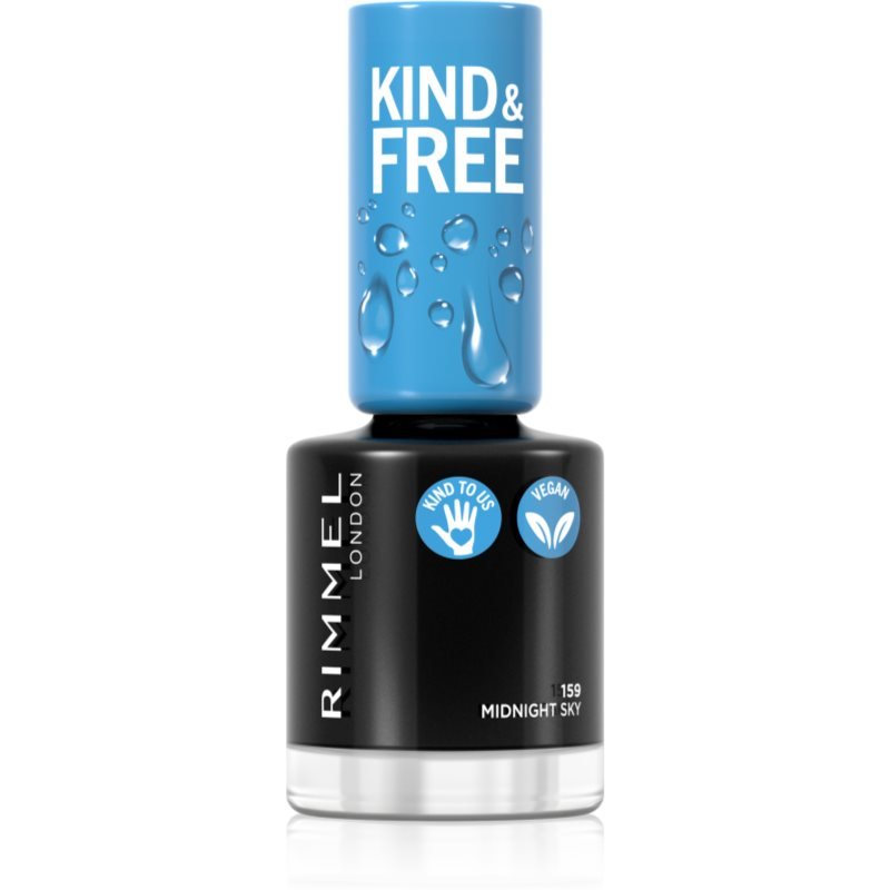 

Лак для ногтей Rimmel Kind & Free оттенок 159 Midnight Sky 8 мл