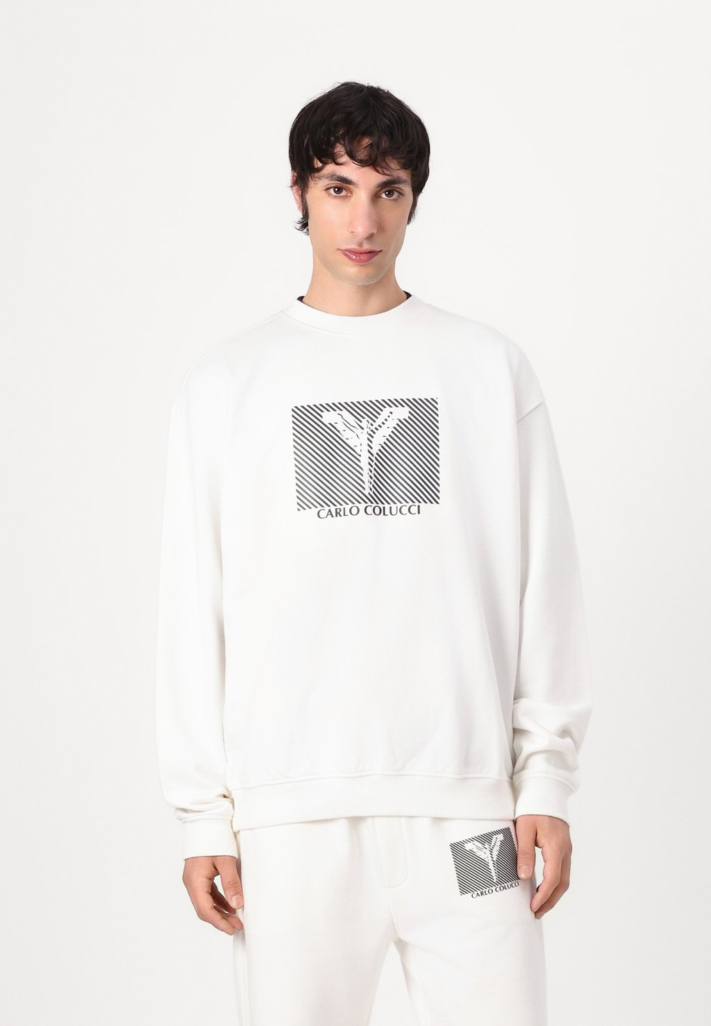 

Толстовка CREWNECK UNISEX Carlo Colucci, слоновая кость