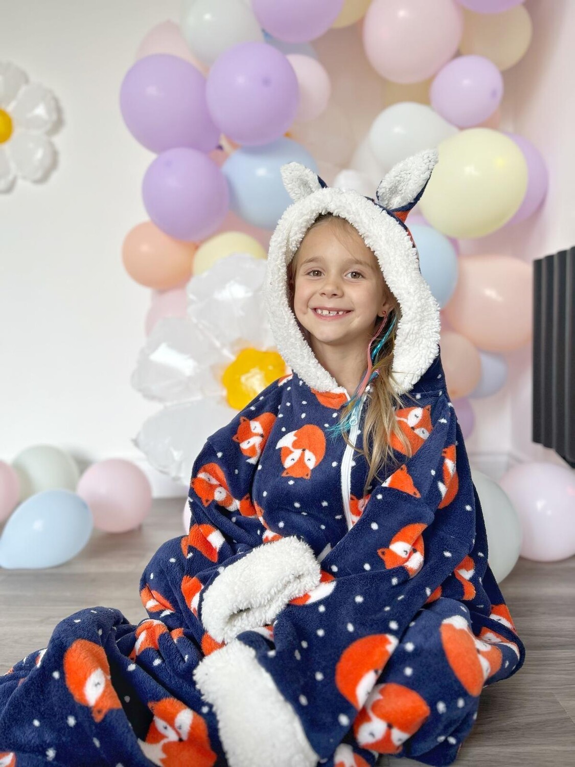 

Мешок Sleepy Fox из очень мягкого флиса Fox In A Box, темно-синий