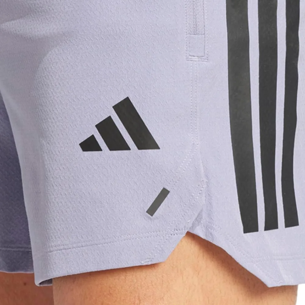 Мужские шорты adidas Power 3-Stripes Casual, фиолетовые — фото 4